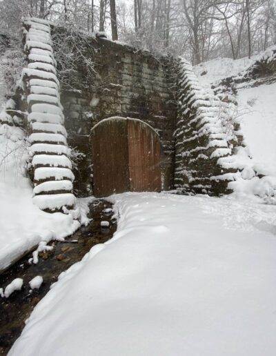 Elroy Sparta Trail Tunnel 3 in the Winter