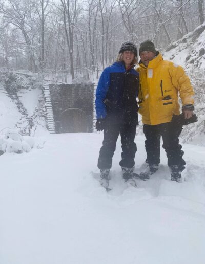 Elroy Sparta Trail Tunnel 3 in the Winter