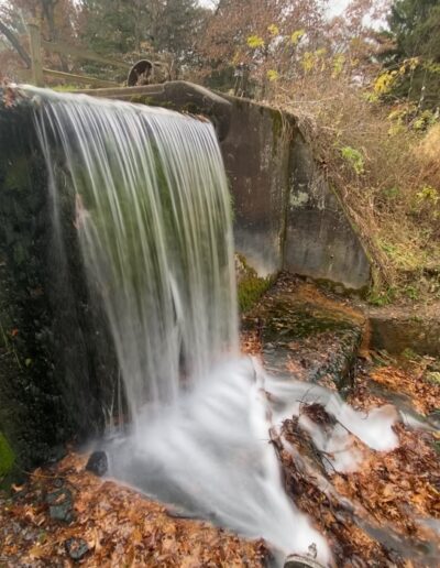 Fall Waterfall at Paradise Springs