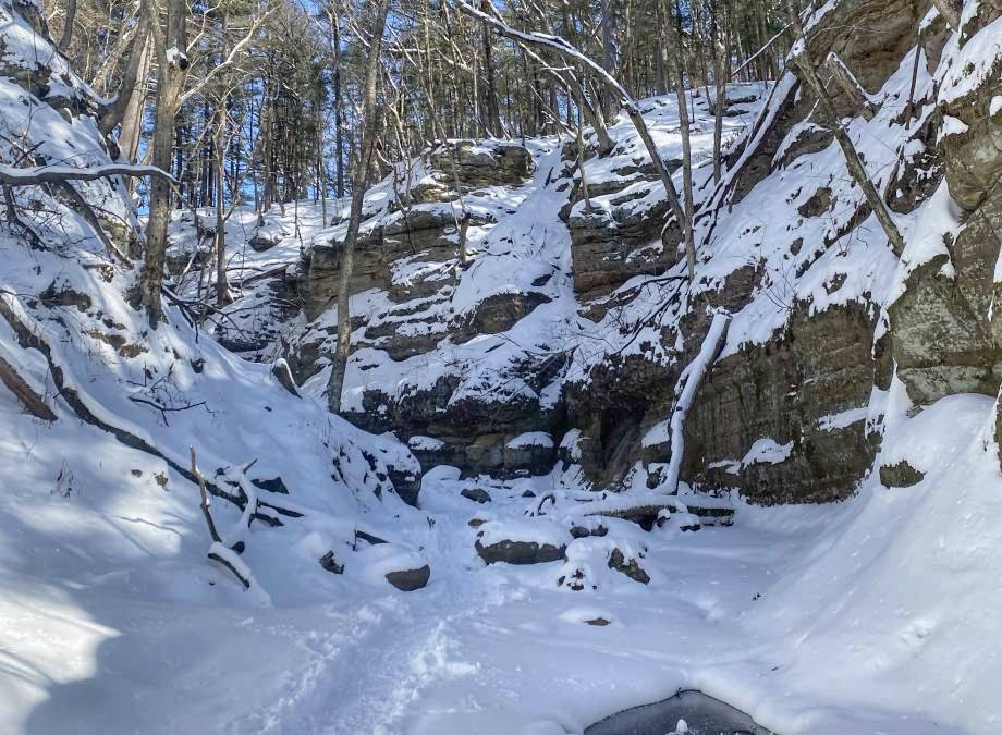 Parfrey’s Glen State Natural Area in the Winter